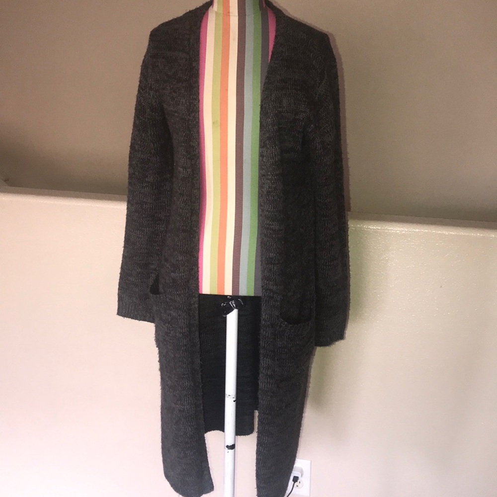 Maxi cardigan sweater